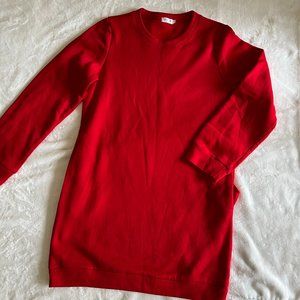 Miselon Red Sweater Dress